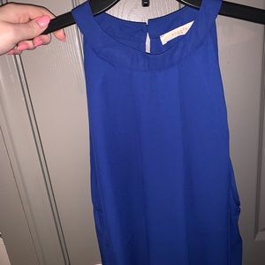 Blue halter blouse size M bought at Kohl’s